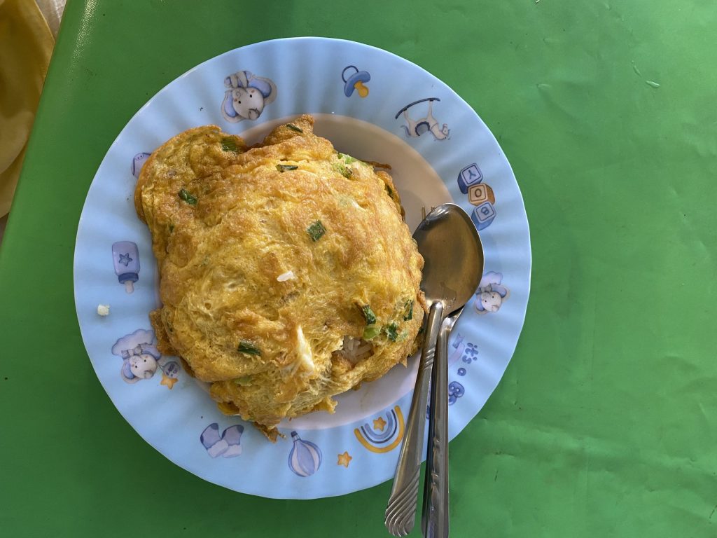 Omelette tailandese