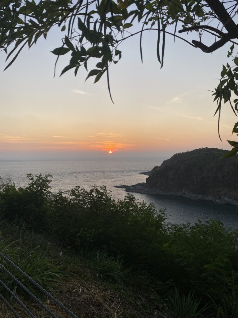 Tramonto dal view point Rawai